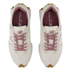 Promo Chaussure Femme New Balance 327 Blanc/Rose