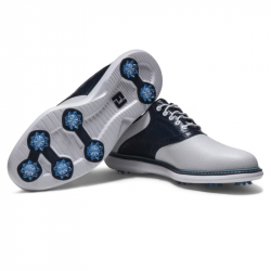 Chaussure Footjoy Traditions M Blanc/Bleu Marine pas cher