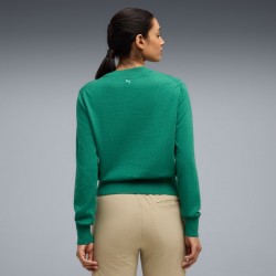 Promo Pull Femme Puma 30904 Vert
