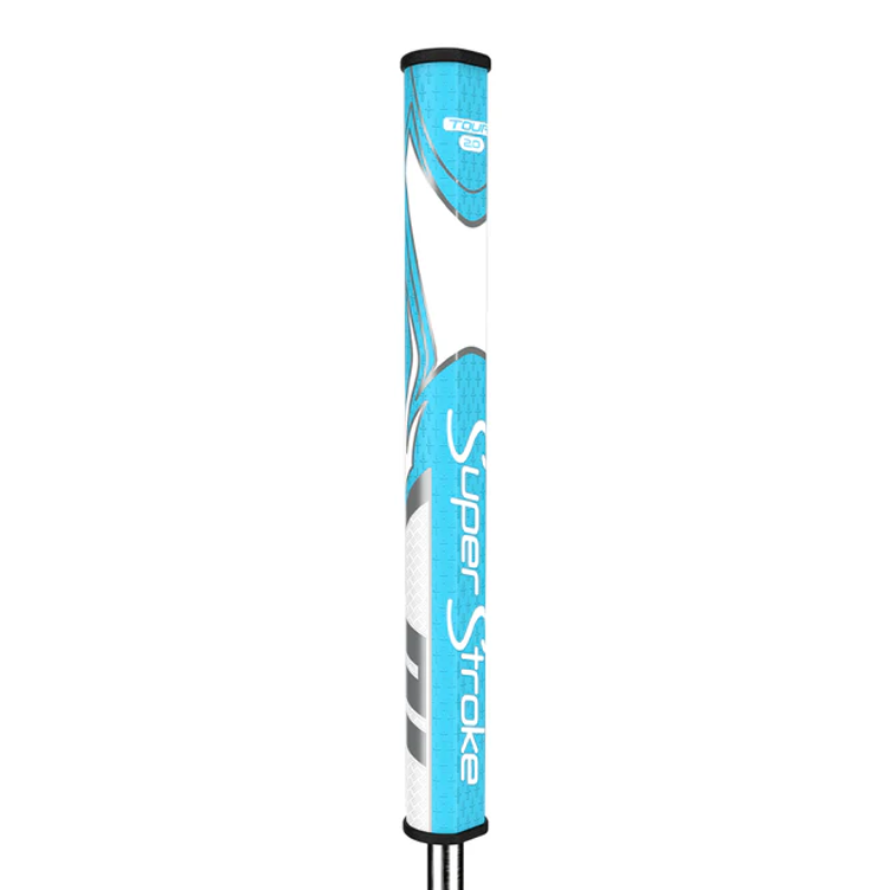 Grip Putter SuperStroke Tour 2.0 Blanc/Turquoise