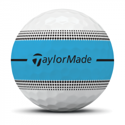 Prix Balles TaylorMade Tour Response Stripe Bleu x12