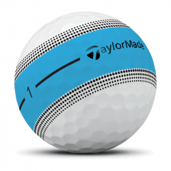 Promo Balles TaylorMade Tour Response Stripe Bleu x12