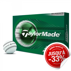 Balles TaylorMade Tour Response Stripe Blanc x12