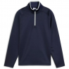 Haut Manches Longues Enfant Puma 1/4 Zip Bleu Marine