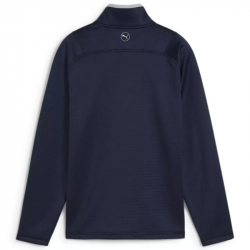 Achat Haut Manches Longues Enfant Puma 1/4 Zip Bleu Marine