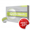 Balles TaylorMade Tour Response Stripe Jaune x12