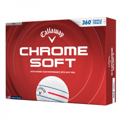 Achat Balles Callaway Chrome Soft Triple Track 360 Blanc x12