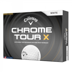 Achat Balles Callaway Chrome Tour X Blanc x12