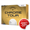 Balles Callaway Chrome Tour Blanc x12