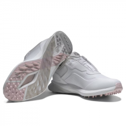 Chaussure Femme Footjoy Pro SL M Boa Blanc/Bleu pas cher