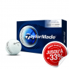 Balles TaylorMade TP5 Stripe Blanc x6