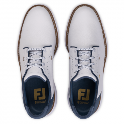 Chaussure Footjoy Traditions M Blanc/Bleu pas cher