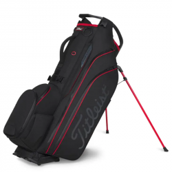 Sac Trépied Titleist Hybrid 14 StaDry Noir/Rouge