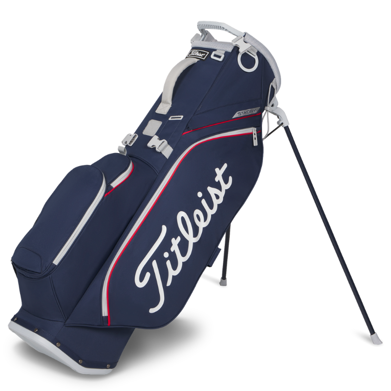 Sac Trépied Titleist Players S4 StaDry Bleu Marine/Rouge