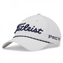 Achat Casquette Titleist Tour Breezer Blanc/Bleu Marine