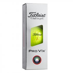 Balles Titleist ProV1x Jaune X12 pas cher