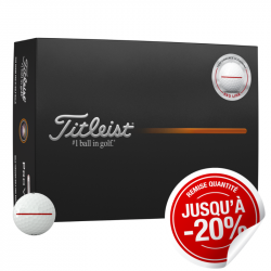 Balles Titleist ProV1 AIM Performance Rouge x12