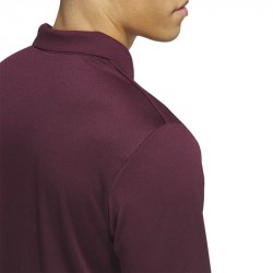 Polo Manches Longues Cold.RDY Adidas Bordeaux pas cher