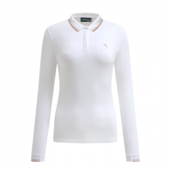 Polo Manches Longues Femme Chervo Amarti Blanc