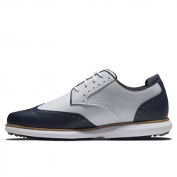 Achat Chaussure Femme Footjoy Traditions Wing Tip L Blanc/Bleu Marine