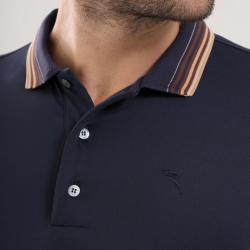 Promo Polo Manches Longues Chervo Arborio Bleu Marine
