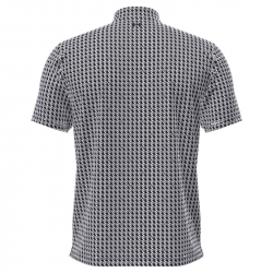 Promo Polo Under Armour T2G Printed Blanc/Bleu Marine