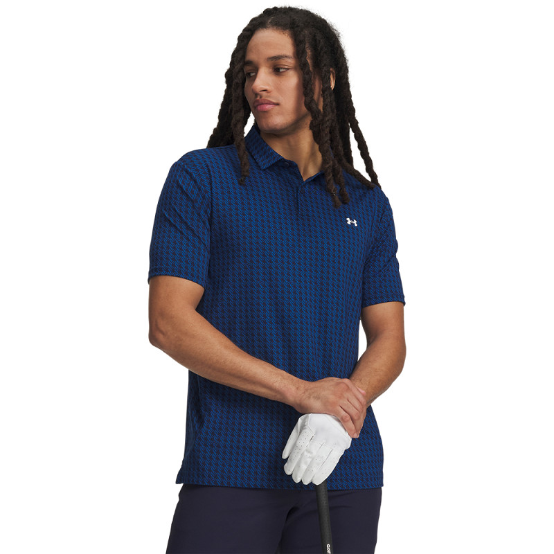 Polo Under Armour T2G Printed Bleu Marine