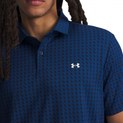 Promo Polo Under Armour T2G Printed Bleu Marine