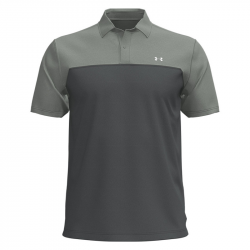 Prix Polo Under Armour T2G Colorblock Gris