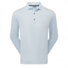 Polo Manches Longues Footjoy ThermoSeries Bleu Ciel