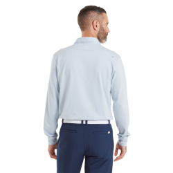 Promo Polo Manches Longues Footjoy ThermoSeries Bleu Ciel