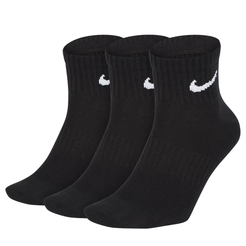 3 Paires de Chaussettes Nike Everyday Lightweight Noir