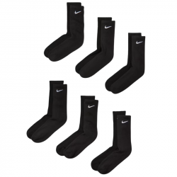 6 Paires de Chaussettes Nike Everyday Cushioned Noir