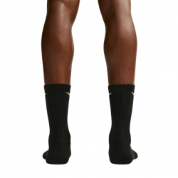 Promo 6 Paires de Chaussettes Nike Everyday Cushioned Noir