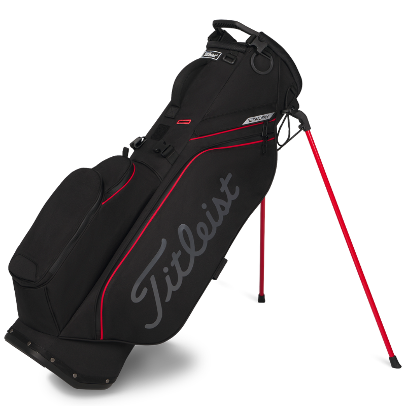 Sac Trépied Titleist Players S4 StaDry Noir/Rouge