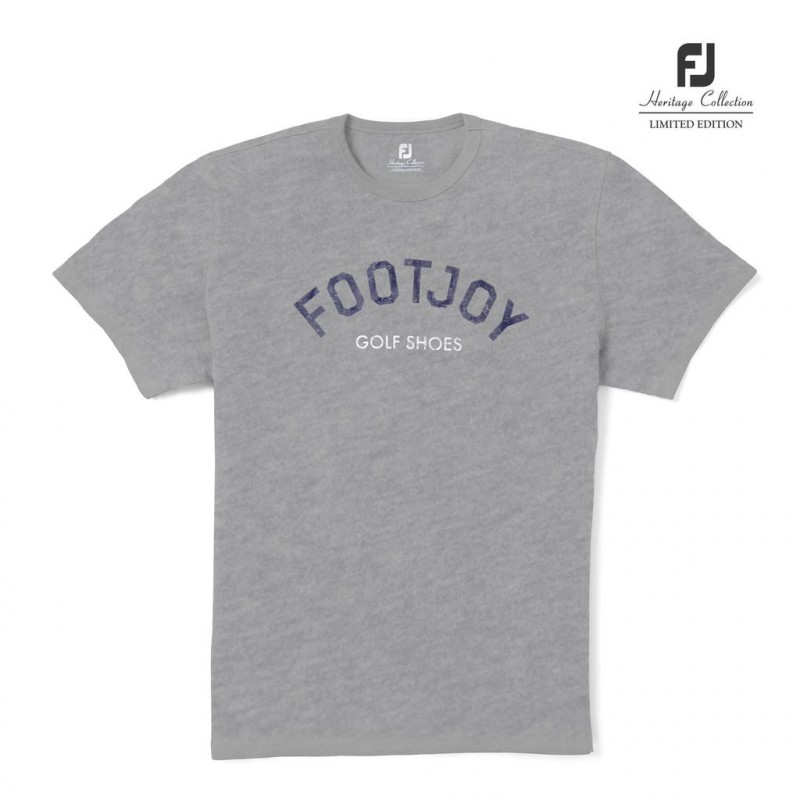 Tee Shirt Footjoy Heritage Gris Tee Shirt Footjoy Heritage Gris
