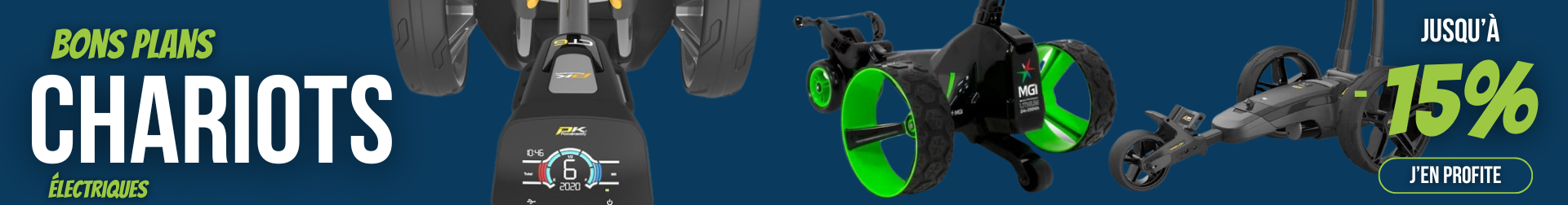 Bons plans chariots électriques