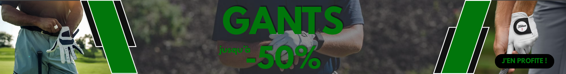 Bons plans gants de golf homme