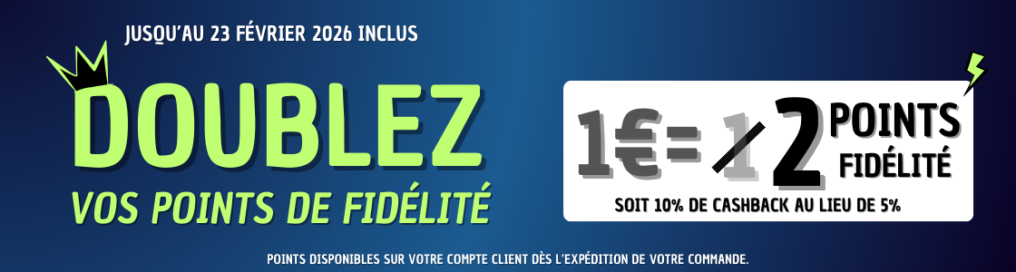 Points doubl&eacute;s