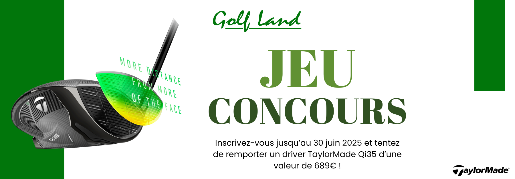 Jeu concours Golf Land Jeu concours Golf Land